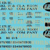 LEF&C Covered Hopper Decal Set Available