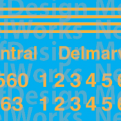 Delmarva Central Railroad Switcher Decal Set