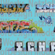 Modern Large Graffiti Set 1