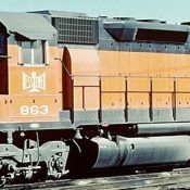 N Scale Locomotive – EMD SD38 w/ DB