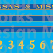 Arkansas & Missouri T6 Locomotive Decals