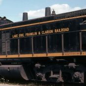 Lake Erie, Franklin & Clarion Switcher Decals – Faded Yellow (LEF)