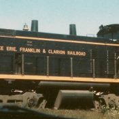 Lake Erie, Franklin & Clarion Switcher Decals – Bright Yellow (LEF)