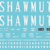 Pittsburg Shawmut 15 Panel Hoppers – Serif Lettering Decals