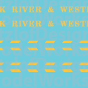 Black River Western GP9 #811 Decal Set