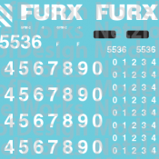 First Union Rail (FURX) GP38-2s Decals