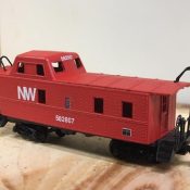 N Scale Wabash C-18 Caboose