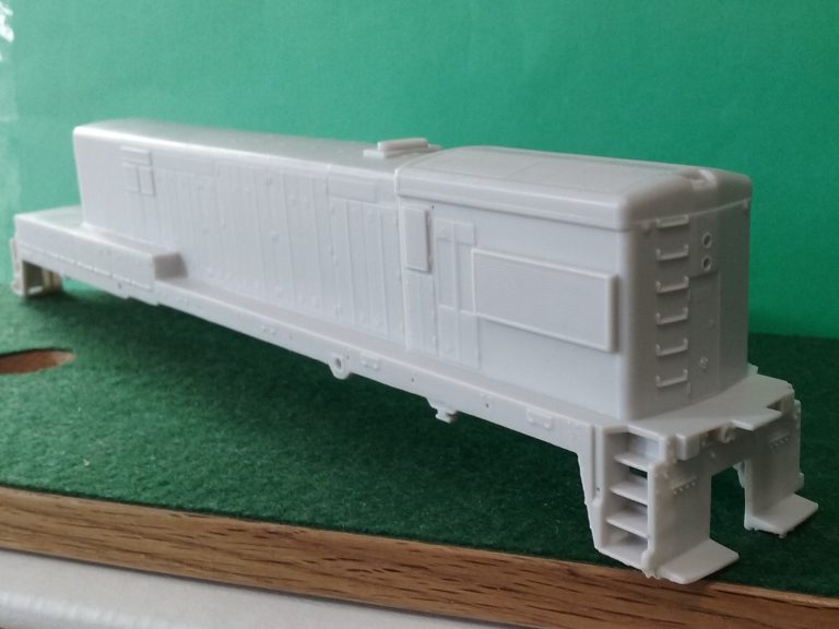 HO U30C Cabless B Unit Locomotive Shell | CMR Products