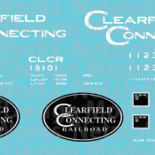 Clearfield Connecting Box Car (CLCR) – White Lettering