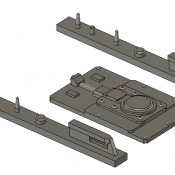 Dual Track PTC Uncovered Antenna Unit Detail Part