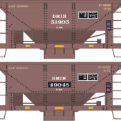 Duluth Missabe Iron Range Ore Car Patch Out Set 1