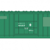 Conrail X58 Box Car PC Patch Out 1 Decal Set