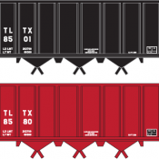 Tilton Tomasso Quarries Inc. (TLTX) Ortner Hopper White Lettering Decal Set