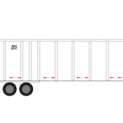 Semi-Trailer JB Hunt Vehicle Decals