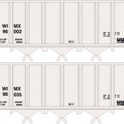 Wimpey Minerals USA (WIMX) Ortner Hopper Decals