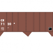 Conrail H43c Open Hopper Angled Logo Decal Set