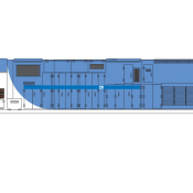 Conrail LHR Patch Out C420 Decal Set