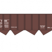 Virginian H21a PRR Lease Hopper Decal Set