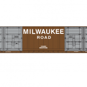 Milwaukee Road 8 Door Auto Parts Brown Silver