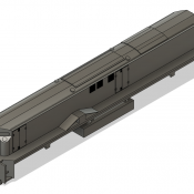 N Scale Conrail rebuild MT6 Slug and Frame (RSD12)