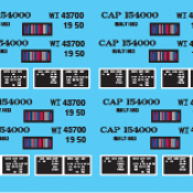 Ore Car Data Decal Set