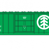 Minnesota Dakota Western (MDW) Plug Door Box Car – Green Scheme