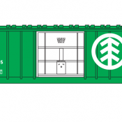 Minnesota Dakota Western (MDW) Plug Door Box Car – Green/White Scheme