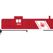 Central New Jersey RS3 Locomotive Decal Red/White Scheme