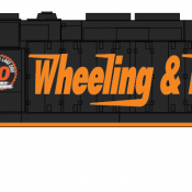 Wheeling Lake Erie 7023 30 Years Logo