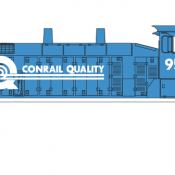 Conrail Locomotive Quality Switcher Decals