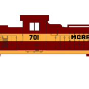 Monongahela Connecting Alco Locomotive Decals