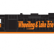 Wheeling & Lake Erie (WE) GP35 Locomotive Decals