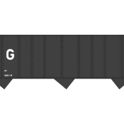 Reading Railroad 100t Open Hopper Initials Only Decals