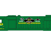 Reading Northern 20th Anniversary SD38 Locomotive Decals