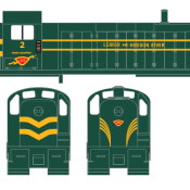 Lehigh & Hudson River Railroad RS3 Locomotive Decals