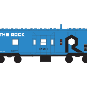 Rock Island The Rock Blue Bay Window Caboose Decals