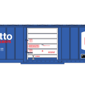 Palmetto Railway Large Logo Box Car Decals