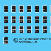 Freight Car Labels – 1970s 2 Block Lube Plates