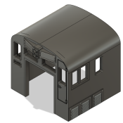 HO Scale Train Parts – CF7 Standard Round Cab