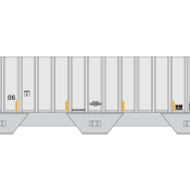 Mosaic Phosphate 3 Bay Covered Hopper v2 Decals