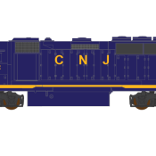 Central New Jersey GP40P Decals