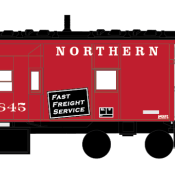 Reading Northern Fast Freight Caboose Decals