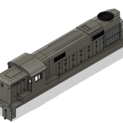 NKP AS-16m Alco Rebuild Locomotive Shell