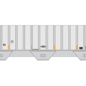 Mosaic Phosphate 3 Bay Covered Hopper v3 Decals