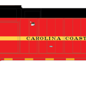 Carolina Coastal Railway GP15s (2023+) Decals