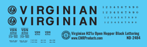 ND-2484_Virginian_H21a_open_Hopper_Black_Lettering_Decal