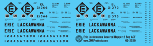 ND-2539_Erie_Lackawanna_Covered_Hopper_2_Bay_ACF_Decal