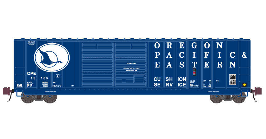 ND-2541_Oregon_Pacific_&_Eastern_Box_Car_50ft_Double_Door_Layout