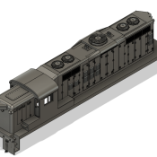 AS-16m “Buffalo” High Hood with DB, High Numberboards Locomotive Shell