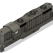 N Scale EMD GP9 Phase 3 with DB Locomotive Shell